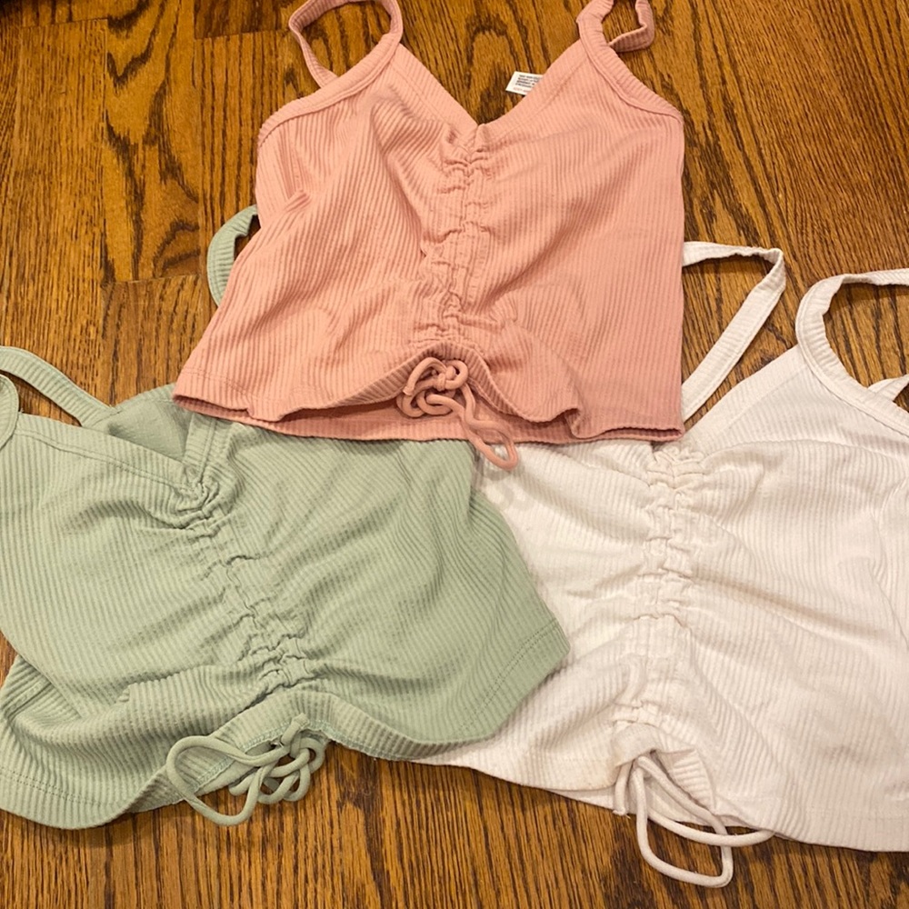 Variety pack of 3 tank tops.